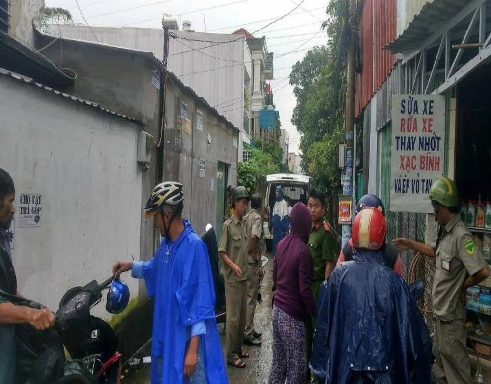 hiện trường vụ nổ