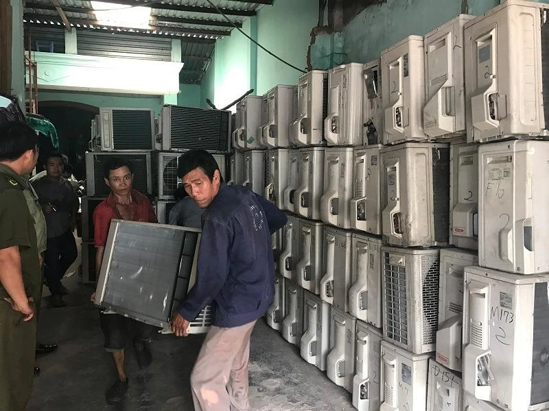 ố hàng này là hàng đã qua sử dụng, hàng cấm nhập có xuất xứ từ Trung Quốc và Nhật Bản.