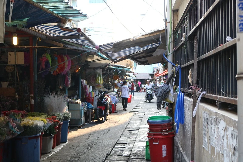 chợ hoa hồ thị kỷ