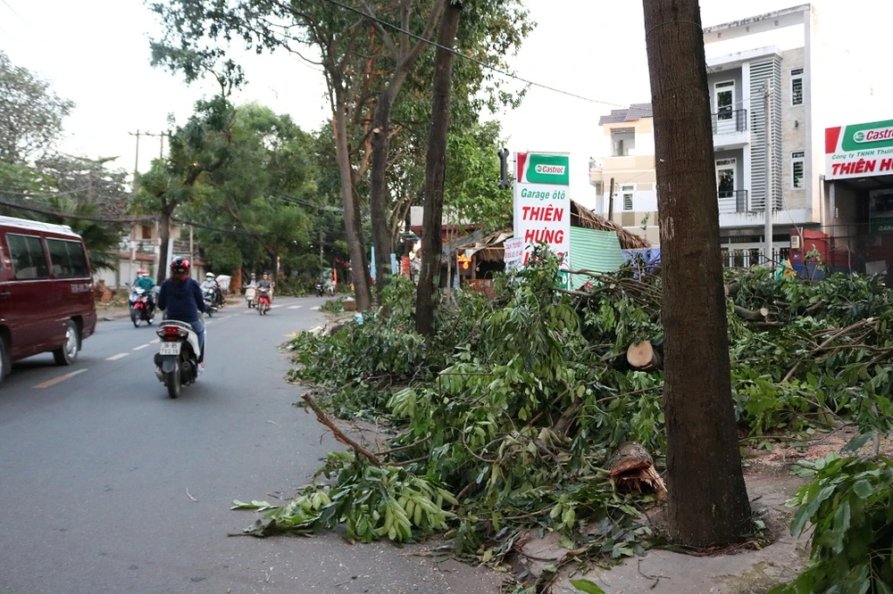 Bố trí lớp học tạm thời cho HS sau cơn 'cuồng phong' ảnh 1
