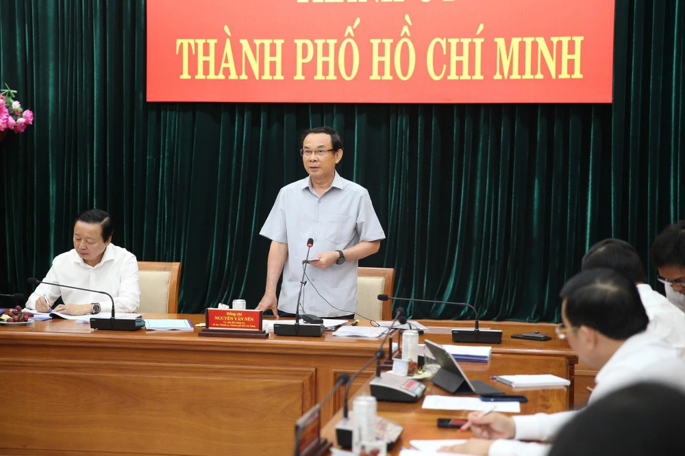 Bí thư Nguyễn Văn Nên: TP.HCM sẵn sàng đăng cai thí điểm cơ chế mới về Luật đất đai ảnh 2