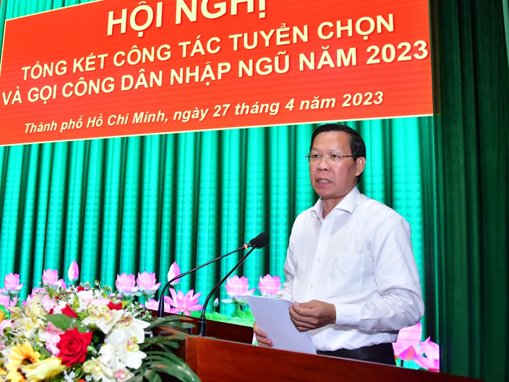 Chủ tịch UBND TP.HCM: Quân nhân xuất ngũ là nguồn nhân lực cho hệ thống chính trị ảnh 1