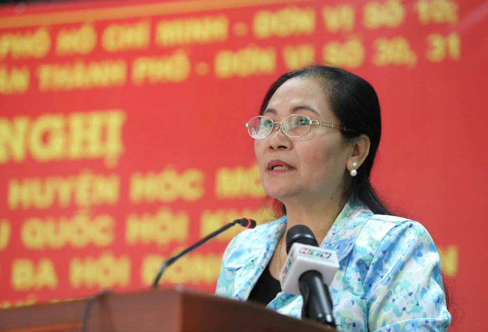 Cử tri mong TP.HCM được 'làm nhiều hưởng nhiều', lấy nguồn lực đầu tư cho các dự án trọng điểm-chu-tich-hdnd-tphcm-TXCT-hoc-mon