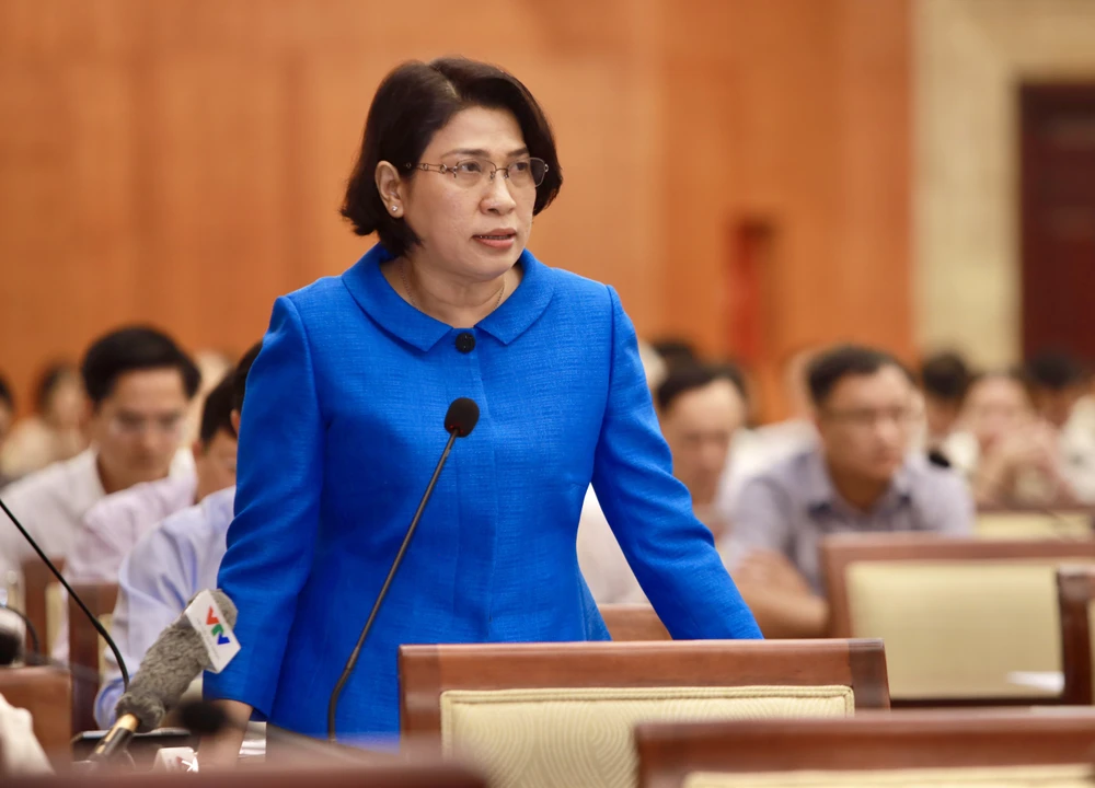 'Có 30 nhà đầu tư thực hiện dự án nhưng còn đang vướng về quy hoạch'-giam-doc-do-kh-dt-le-thi-huynh-mai.jpg