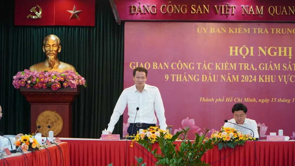 Phó Chủ nhiệm UBKT Trung ương: Giải quyết dứt điểm khiếu nại liên quan đến nhân sự đại hội Đảng các cấp-UBKTTU-giam-sat-thi-hanh-ki-luat-dang-9-thang (5).jpg