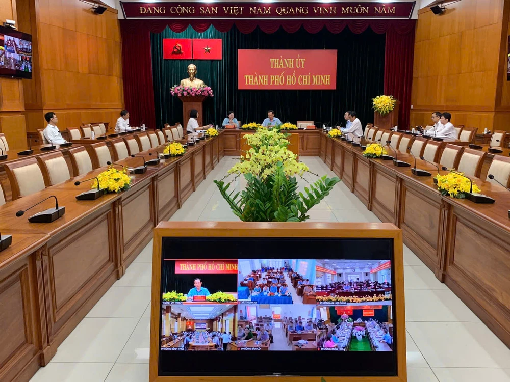 Bí thư Nguyễn Văn Nên: 'Phương thức hoạt động mới, chuẩn bị tâm thế mới, phong cách mới, trang bị kiến thức mới'-chinh-quyen-dia-phuong-hai-cap-van-hanh-thu-nghiem-tphcm .jpg