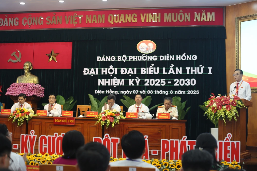 Ông Lê Văn Minh làm Bí thư Đảng ủy phường Diên Hồng-phuong-dien-hong-dai-hoi-dang-bo30.JPG