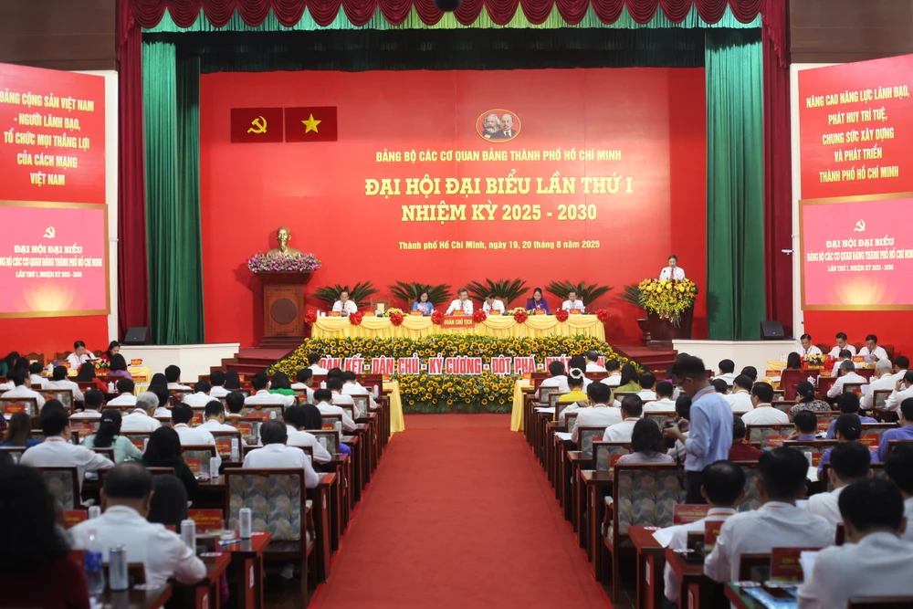 Đại hội Đảng bộ các cơ quan Đảng TP.HCM lần thứ I: Đánh dấu sự đổi mới theo chủ trương sắp xếp, tinh gọn bộ máy-dai-hoi-dang-bo-cac-co-quan-dang-tp.hcm (8).JPG