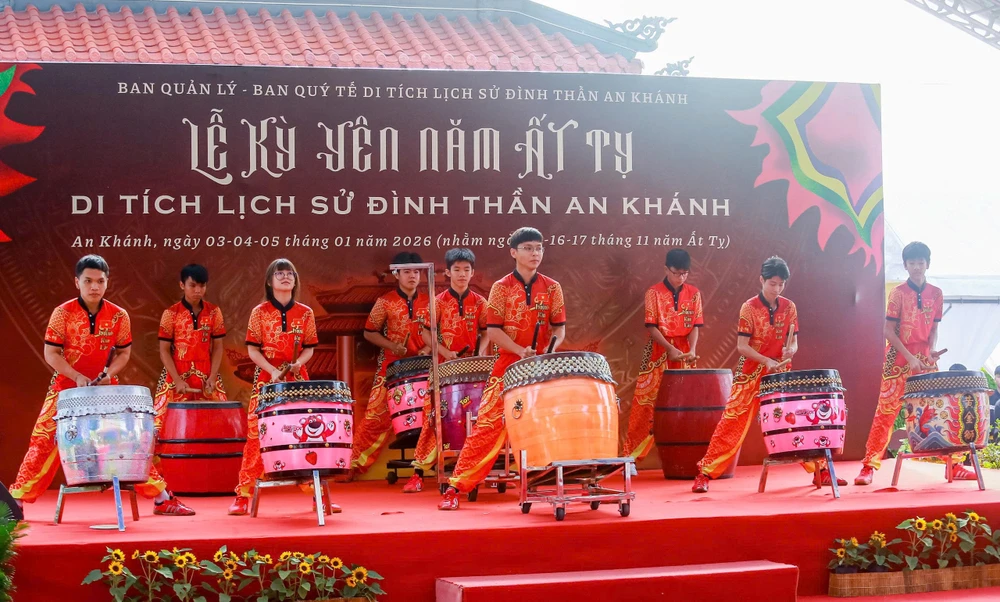 Thanh bình trong lễ Kỳ Yên ở Đình Thần An Khánh trong ngày đầu năm 2026-Lễ Kỳ Yên Đình Thần An Khánh 2.jpg