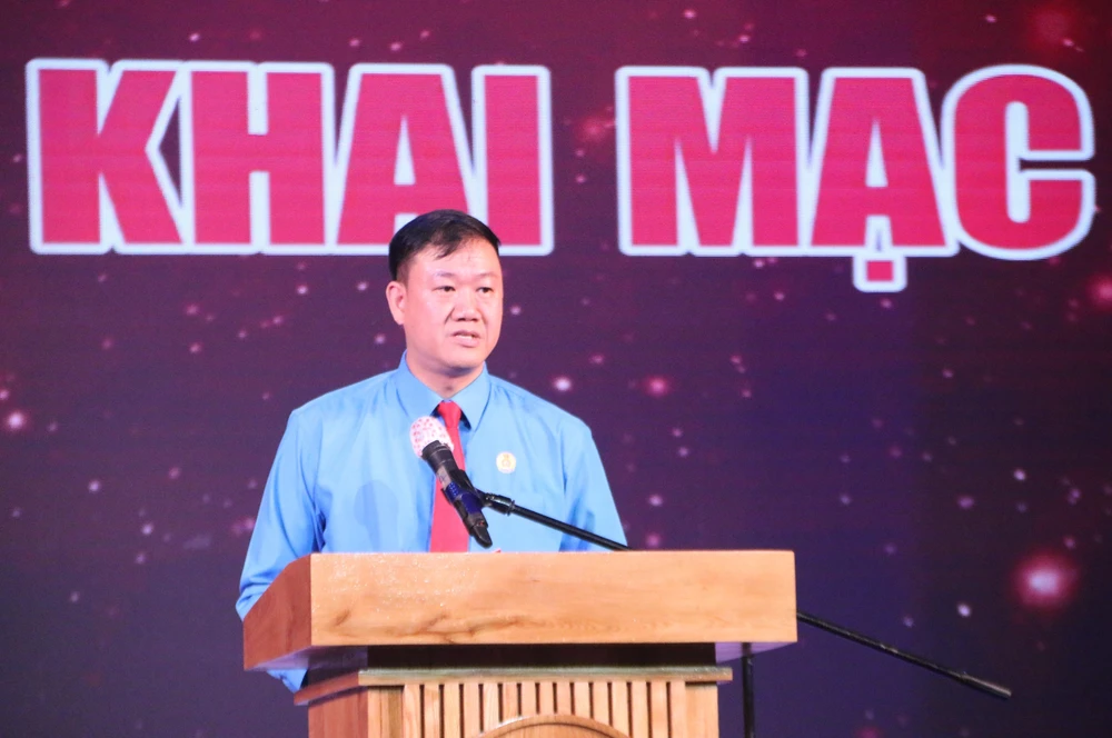 Ông Lương Tuấn Anh phát biểu tại chương trình. Ảnh: THẢO PHƯƠNG