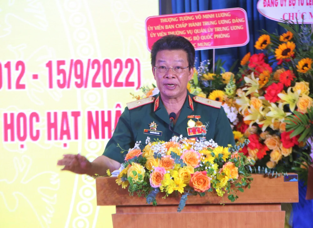 Thiếu tướng Nguyễn Hồng Sơn mong TP có sự quan tâm hơn nữa để ngành y tế phát triển. Ảnh: THẢO PHƯƠNG