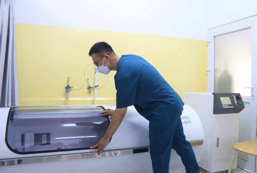 Chuyên khu mới với nhiều máy móc hiện đại. Ảnh: THẢO PHƯƠNG Chuyên khu mới với nhiều máy móc hiện đại. Ảnh: THẢO PHƯƠNG