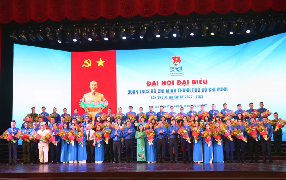 Đại hội đại biểu Đoàn TNCS Hồ Chí Minh TP.HCM lần thứ XI. Ảnh: THẢO PHƯƠNG