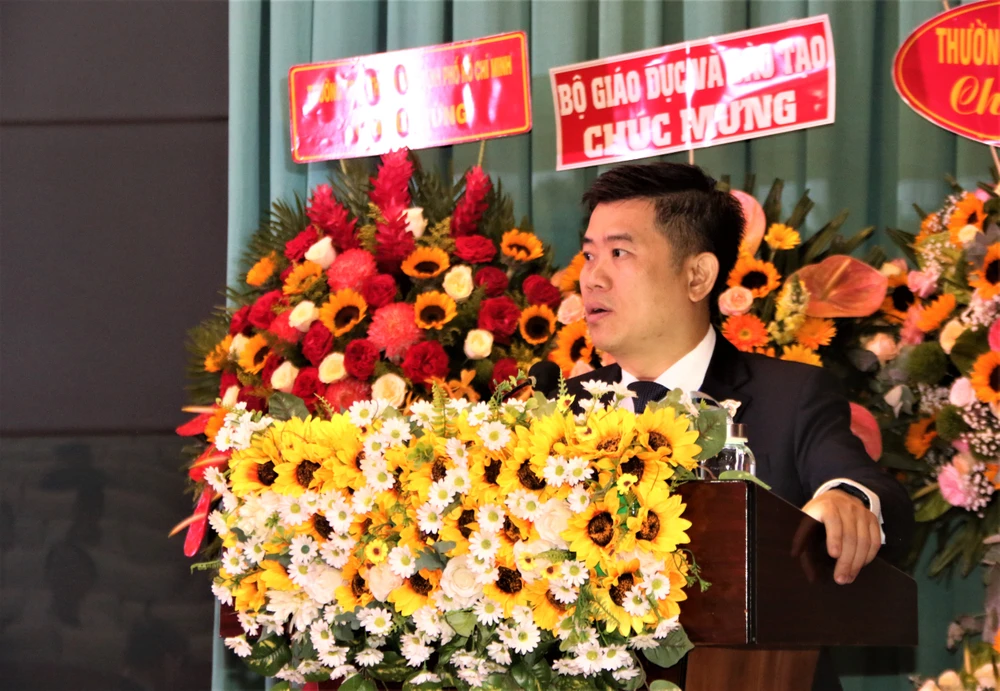 PGS-TS-BS Nguyễn Thanh Hiệp, Hiệu trưởng Trường ĐH Y khoa Phạm Ngọc Thạch. Ảnh: THẢO PHƯƠNG