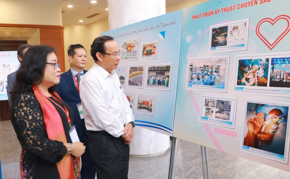 Ông Nguyễn Văn Nên, Bí thư Thành ủy TP.HCM, tham dự hội nghị. Ảnh: VÕ THƠ