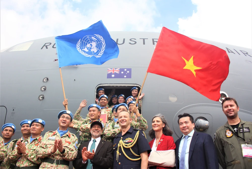 Chủ tịch nước dự Lễ xuất quân thực hiện nhiệm vụ gìn giữ hòa bình Liên hợp quốc ảnh 4