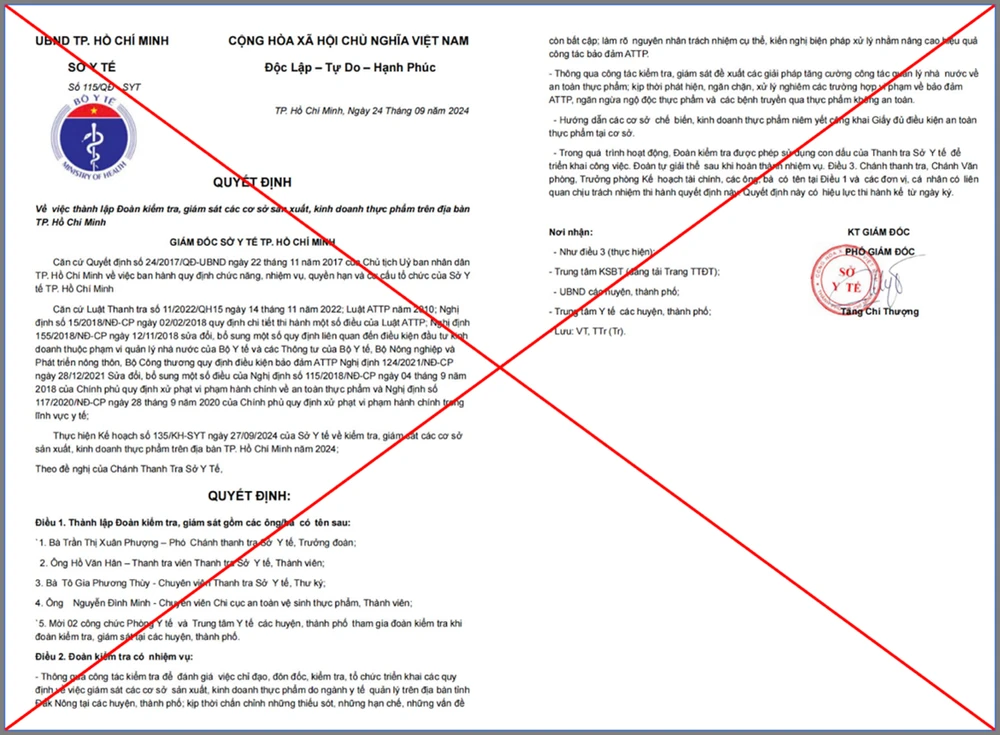 Thanh tra Sở Y tế TP.HCM - 1