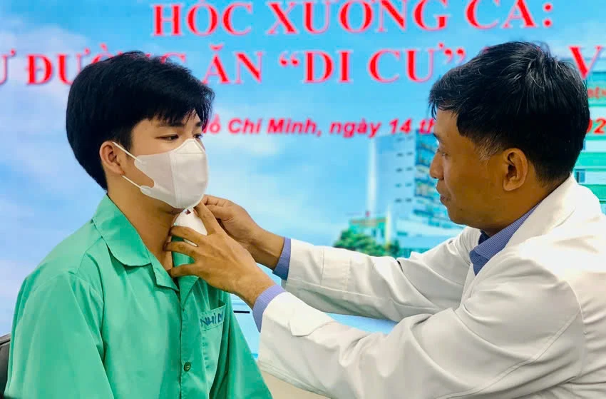 Bệnh nhân bị hóc dị vật