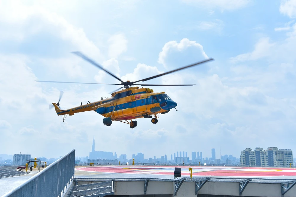 nghiệm thu bãi đáp trực thăng