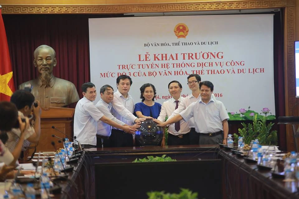 Bộ VH-TT&DL đã chính thức khai trương Dịch vụ công trực tuyến mức độ 3