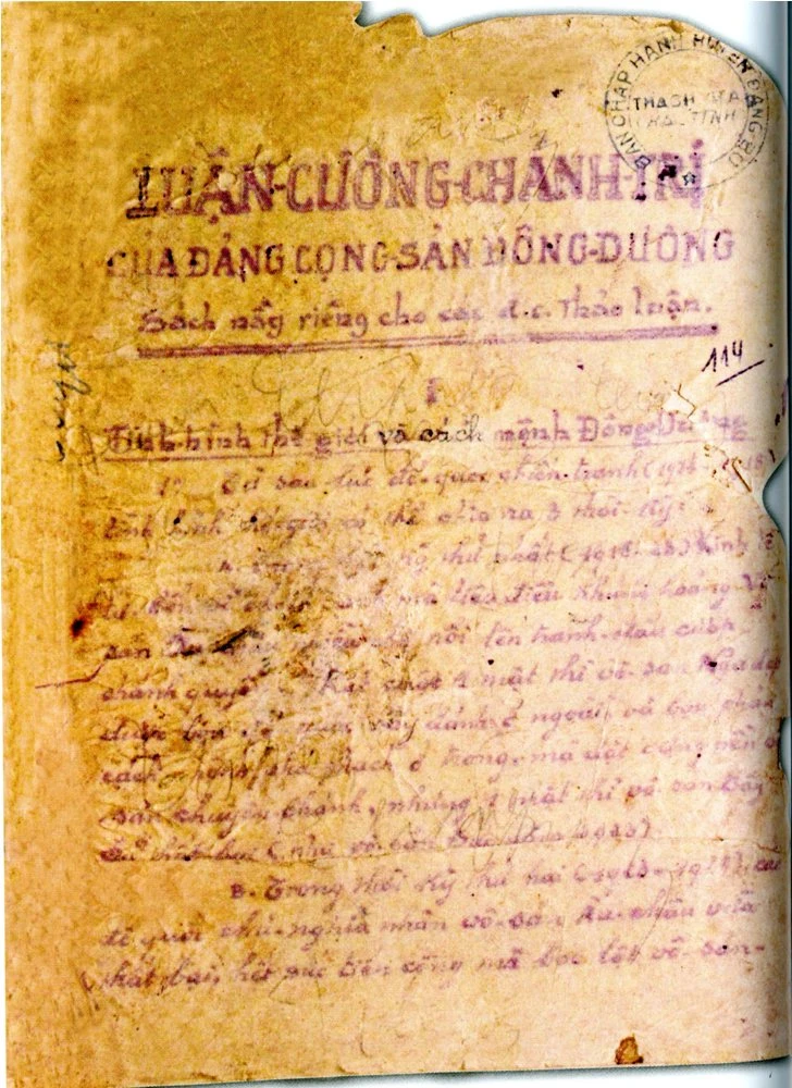 Luận cương chính trị của Đảng Cộng sản Đông Dương