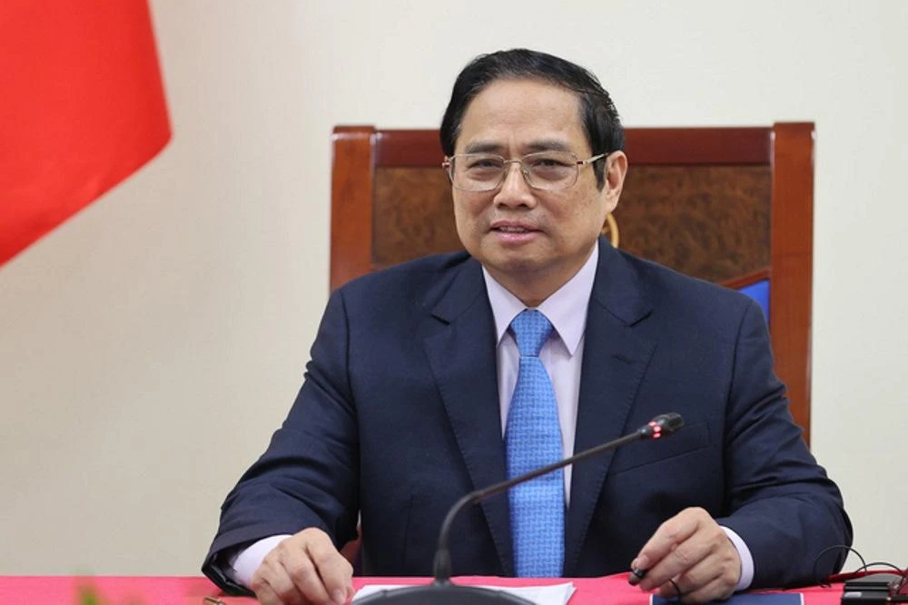 Thủ tướng Phạm Minh Chính đề nghị Italia sớm phê chuẩn Hiệp định bảo hộ đầu tư Việt Nam – EU (EVIPA). Ảnh: VGP