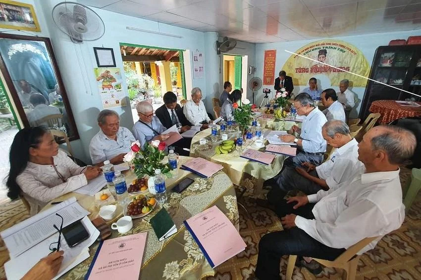 Nguyễn Phước tộc tổ chức buổi tọa đàm 'An Sơn miếu và bà Phi Yến ở Côn Đảo – vấn đề từ truyền thuyết đến hồ sơ di sản".