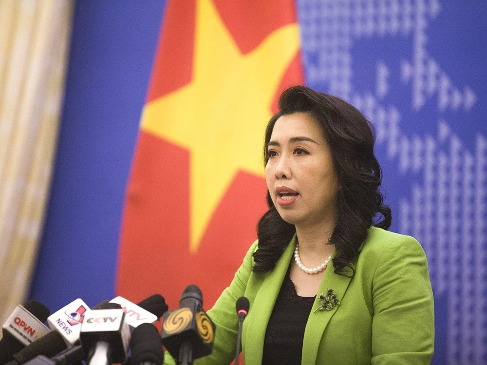 Người phát ngôn Bộ Ngoại giao Lê Thị Thu Hằng. Ảnh: VT