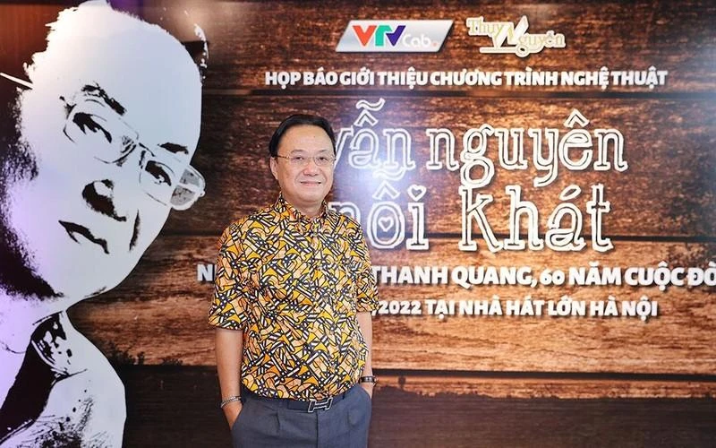 Nhà thơ Hồng Thanh Quang. Ảnh: VT