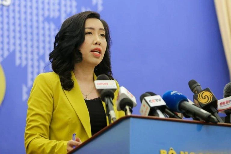 Người phát ngôn Lê Thị Thu Hằng. Ảnh: VT