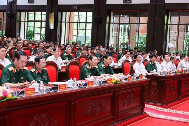 Hội nghị quán triệt, triển khai thực hiện Nghị quyết số 08-NQ/TW ngày 26/01/2022 của Bộ Chính trị khóa XIII. Ảnh: VGP