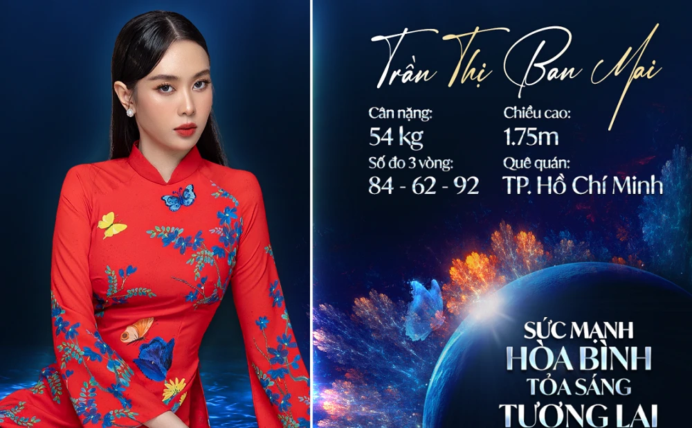 Trần Thị Ban Mai được đánh giá là có ngoại hình 'chuẩn'. Ảnh: BTC