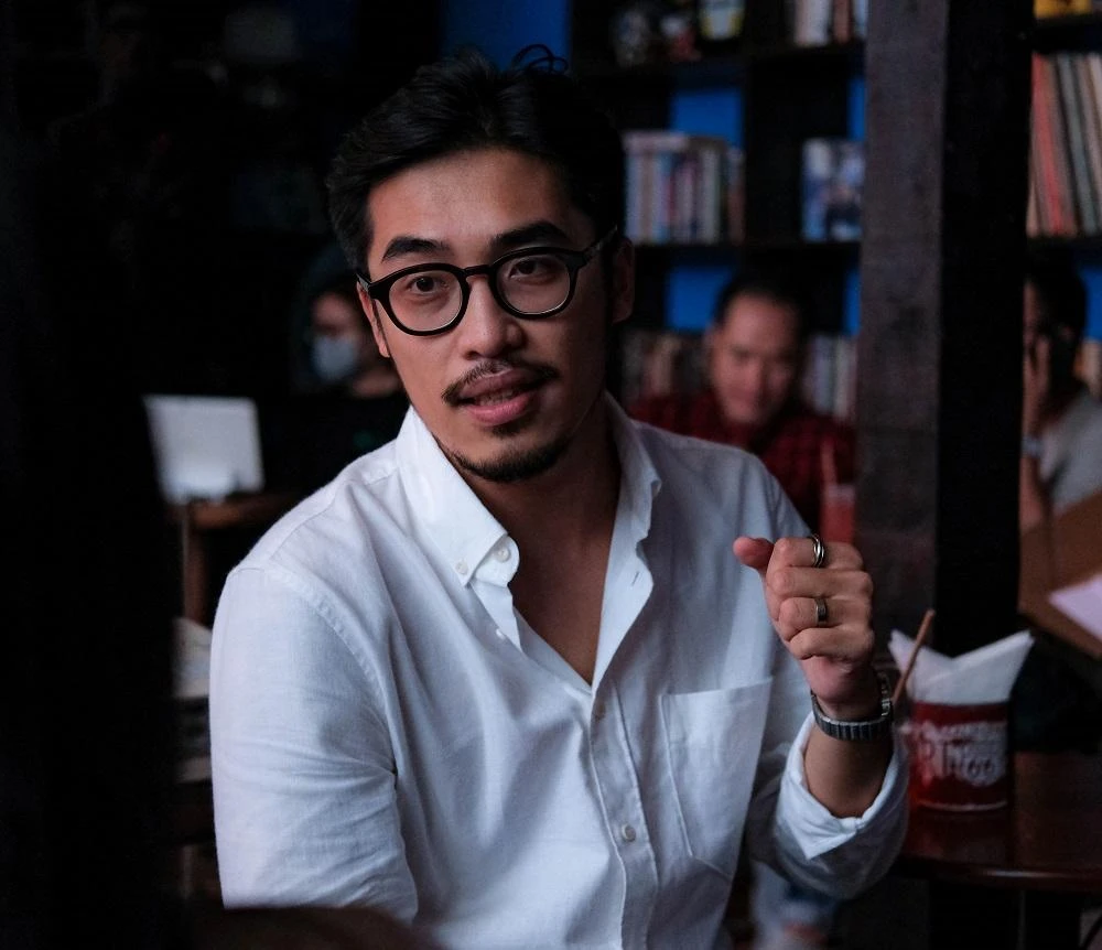 Hoàng Thái Vũ chia sẻ với báo chí ngày 8-9. Ảnh: VT