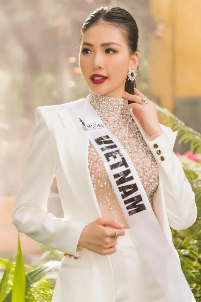 Bùi Quỳnh Hoa, đại diện Việt Nam tại Super Model International. Ảnh: HUY TRẦN