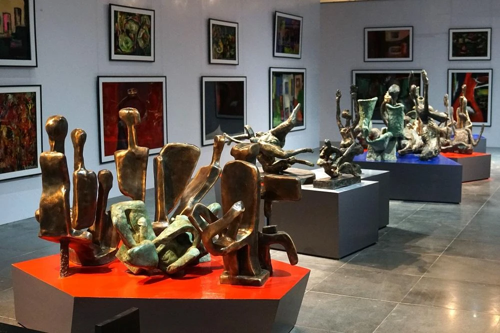 Một góc triển lãm.