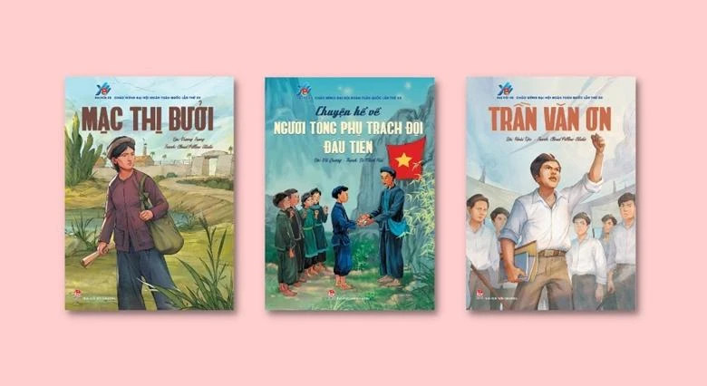 Một số sách trong bộ ấn phẩm. Ảnh: NXB Kim Đồng.