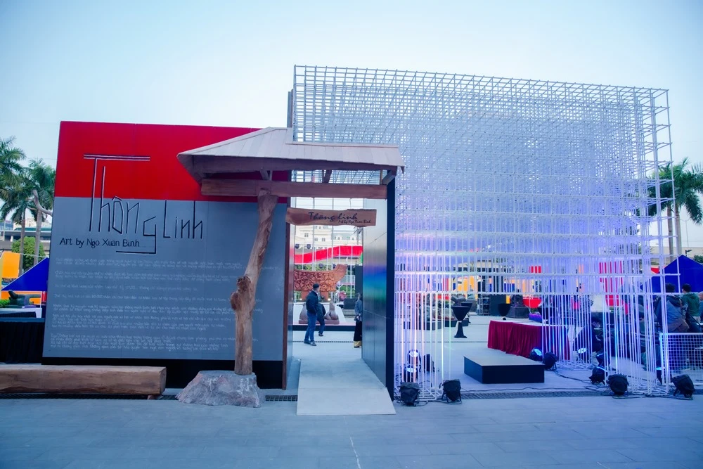 Lối dẫn vào triển lãm.