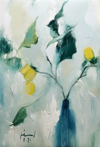 Một tác phẩm của họa sỹ Doãn Hoàng Lâm