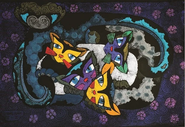 Tranh của tác giả Trần Giang Nam.