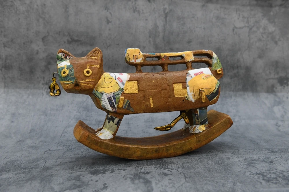 Họa sĩ đã miệt mài đến quên ăn quên ngủ từ đầu tháng 7-2022 đến đầu tháng 1-2023 để đưa linh vật Mèo đến với công chúng.