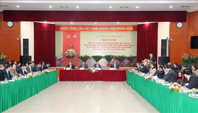 Hội nghị ghi nhận nhiều ý kiến đóng góp của các đại biểu. Ảnh: TTXVN