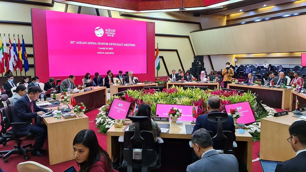 Hội nghị Quan chức cao cấp ASEAN-Ấn Độ lần thứ 25. Ảnh: BNG