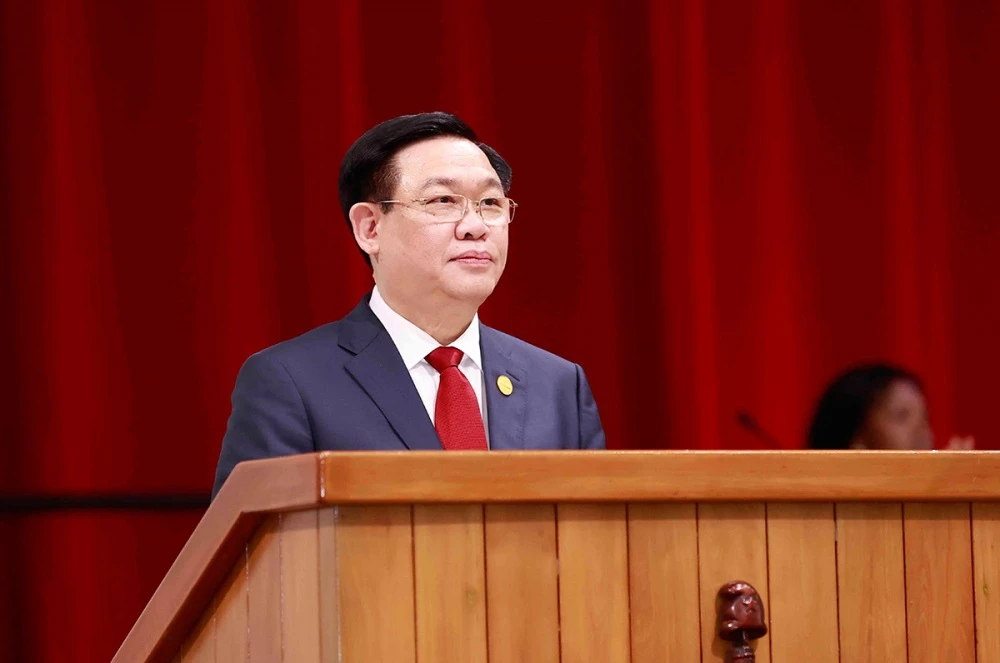 Chủ tịch Quốc hội Vương Đình Huệ. Ảnh: DOÃN TẤN