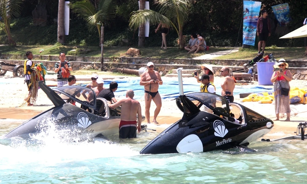 'Cưỡi’ cá mập, cá heo tuyệt đẹp trên biển Nha Trang ảnh 11