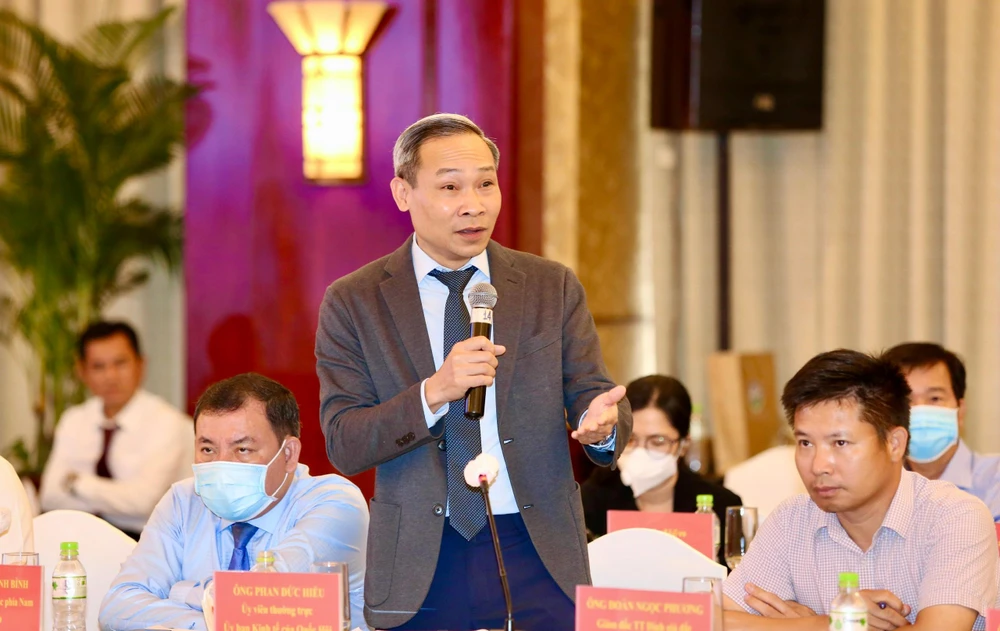 Ông Phan Đức Hiếu, Ủy viên thường trực Ủy Ban kinh tế của Quốc Hội. Ảnh: HOÀNG GIANG