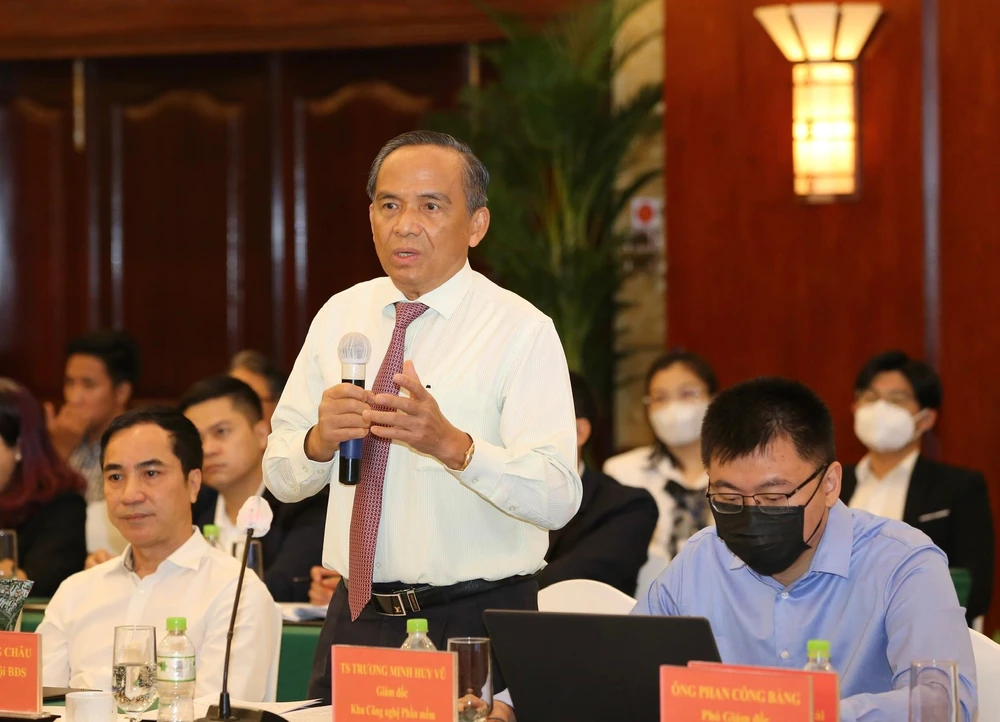 Ông Lê Hoàng Châu, Chủ tịch Hiệp hội BĐS TP.HCM. Ảnh: HOÀNG GIANG