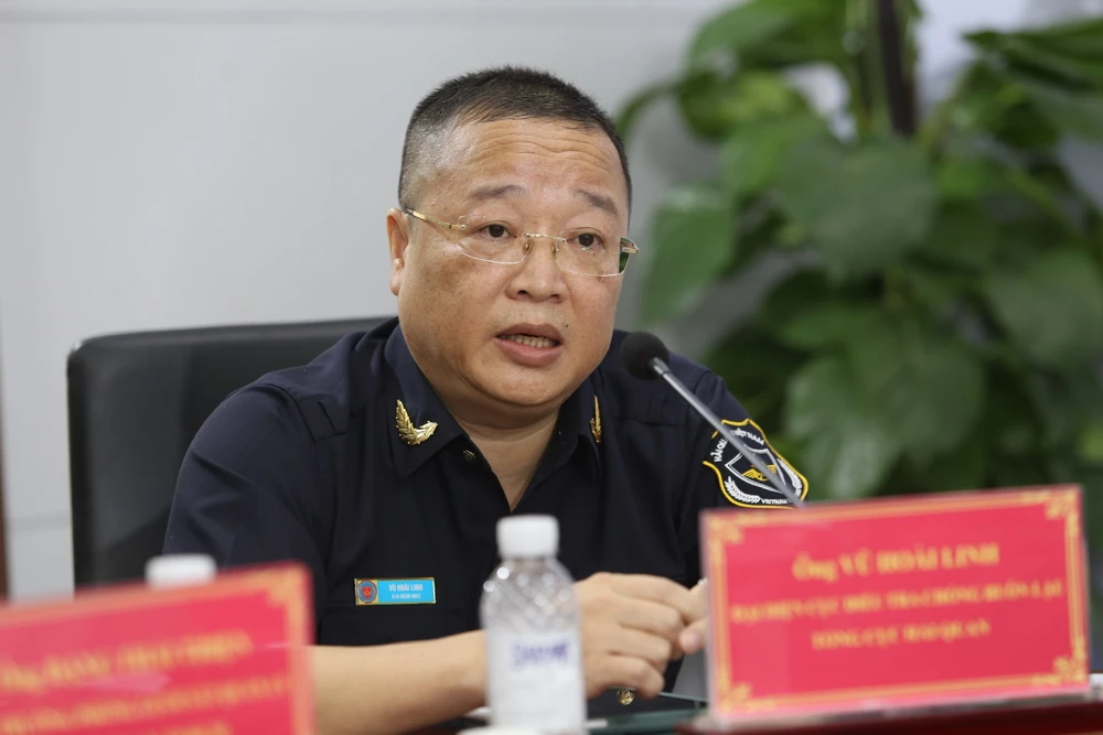 Ông Vũ Hoài Linh, đại diện Cục điều tra chống buôn lậu Tổng Cục Hải quan