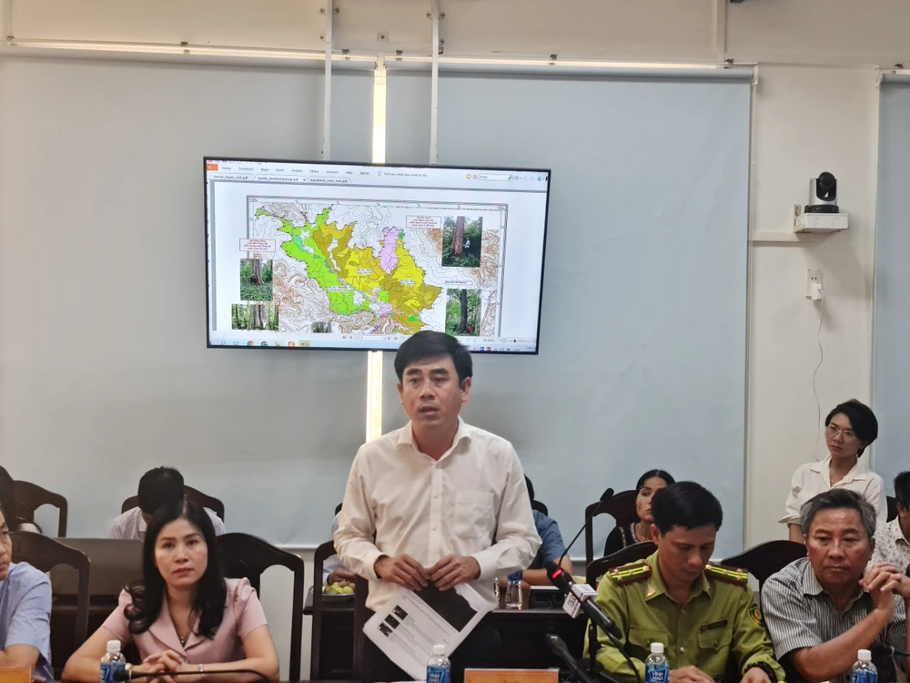 Ông Lê Thanh Sơn, Phó giám đốc Sở NN&amp;PTNT tỉnh Bình Thuận. Ảnh Phương Nam