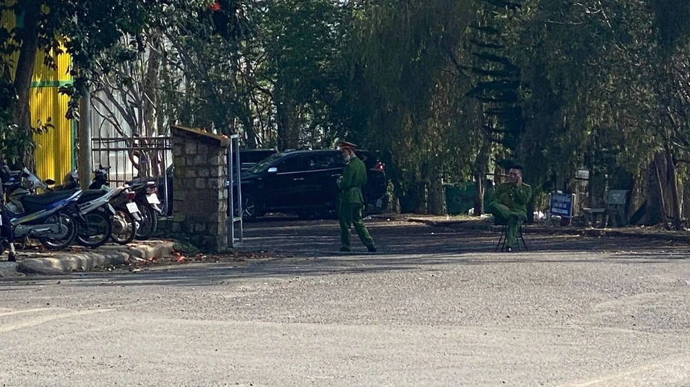 Trụ sở chính ở TP Đà Lạt cũng bị khám xét. Ảnh: VÕ TÙNG