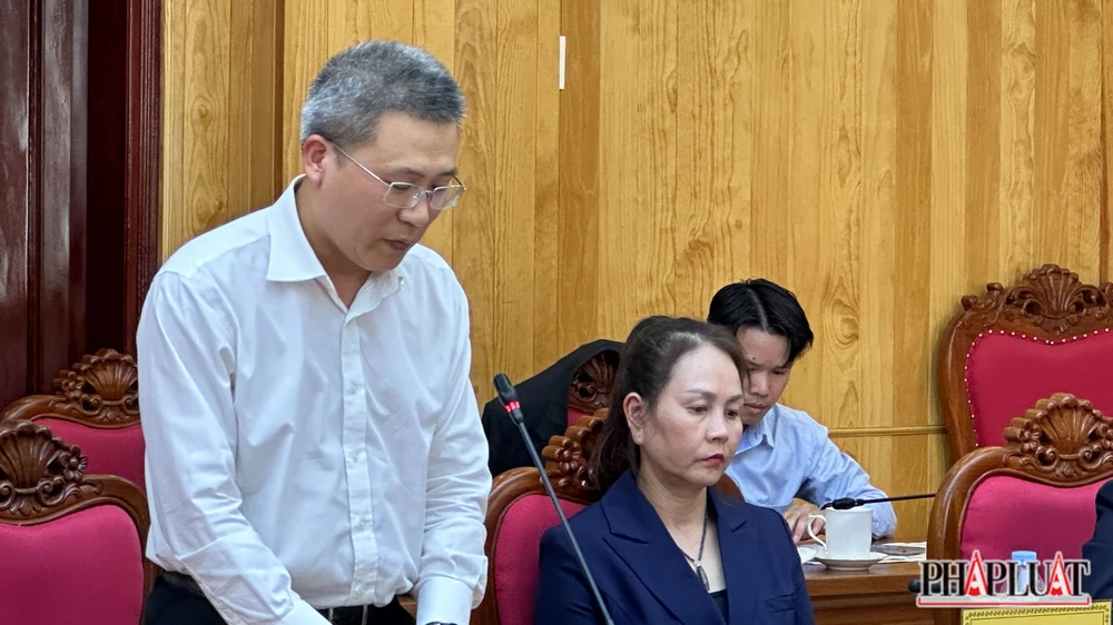 Ông Lê Quỳnh Mai, Phó chủ tịch HĐQT Tập đoàn Đèo Cả. ẢNH: VÕ TÙNG